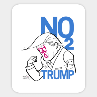 No 2 Trump Sticker